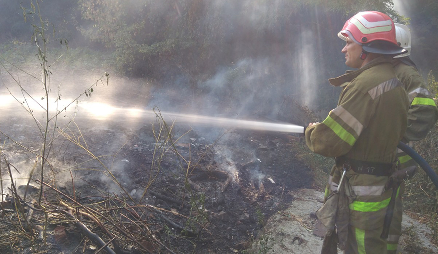 Пожары на Полтавщине: выгорело около 28 гектаров травы и камыша