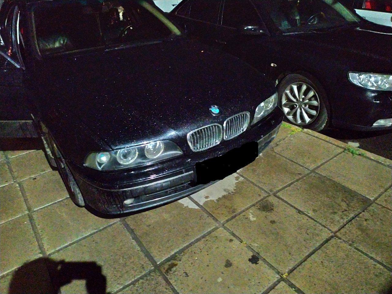 В Горишних Плавнях горел автомобиль BMW (фото)