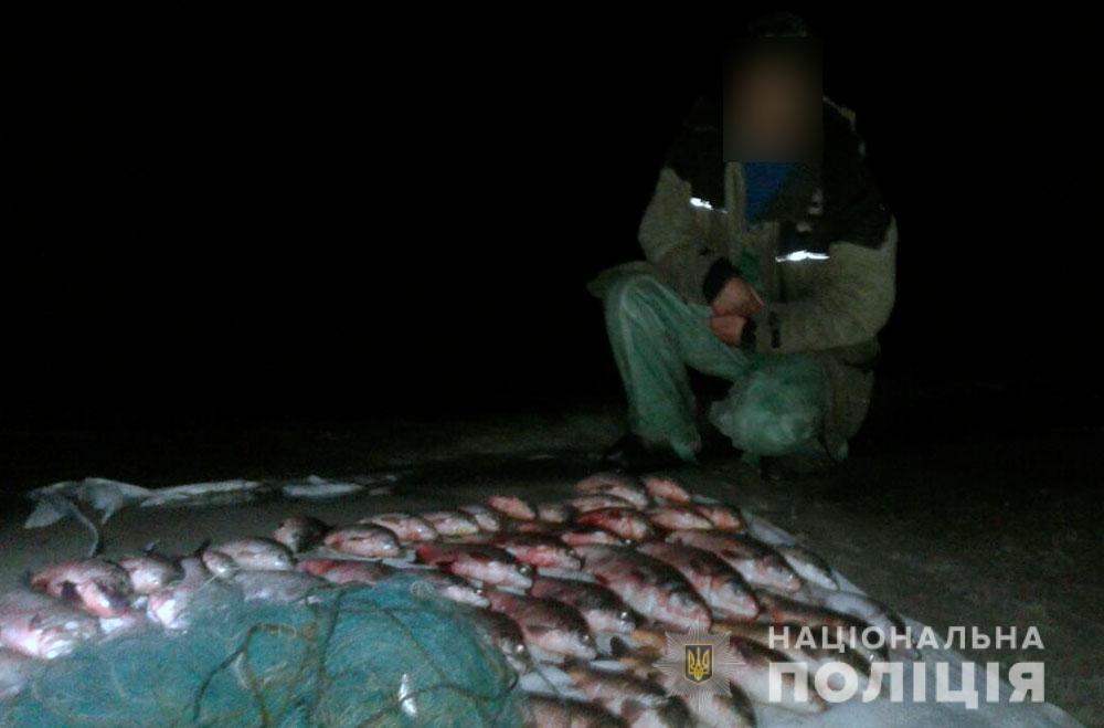 На Кременчугском водохранилище орудовал 19-летний рыбный браконьер