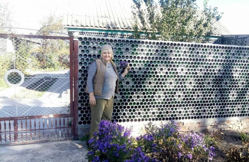 бутылки, бутылки утеплить дом, кобелякский район