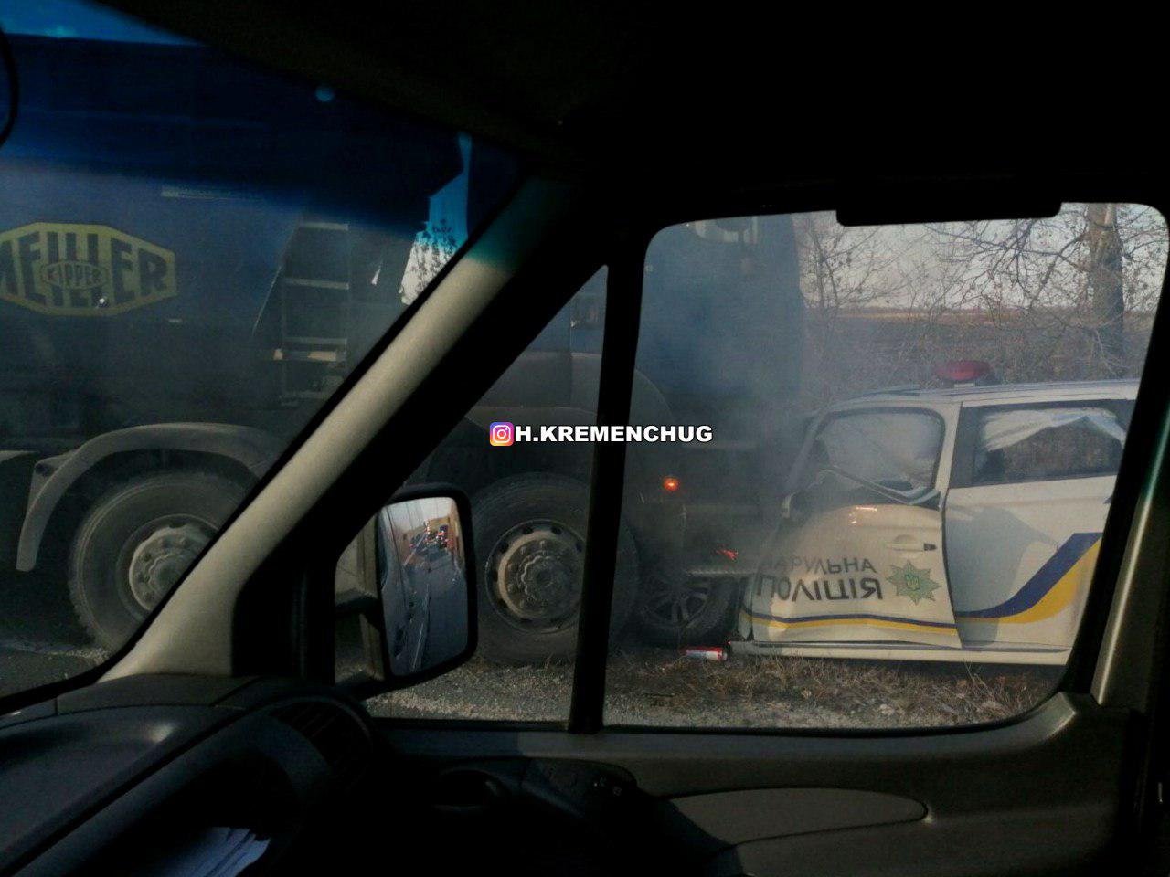 дтп, фура, полицейские кременчуг