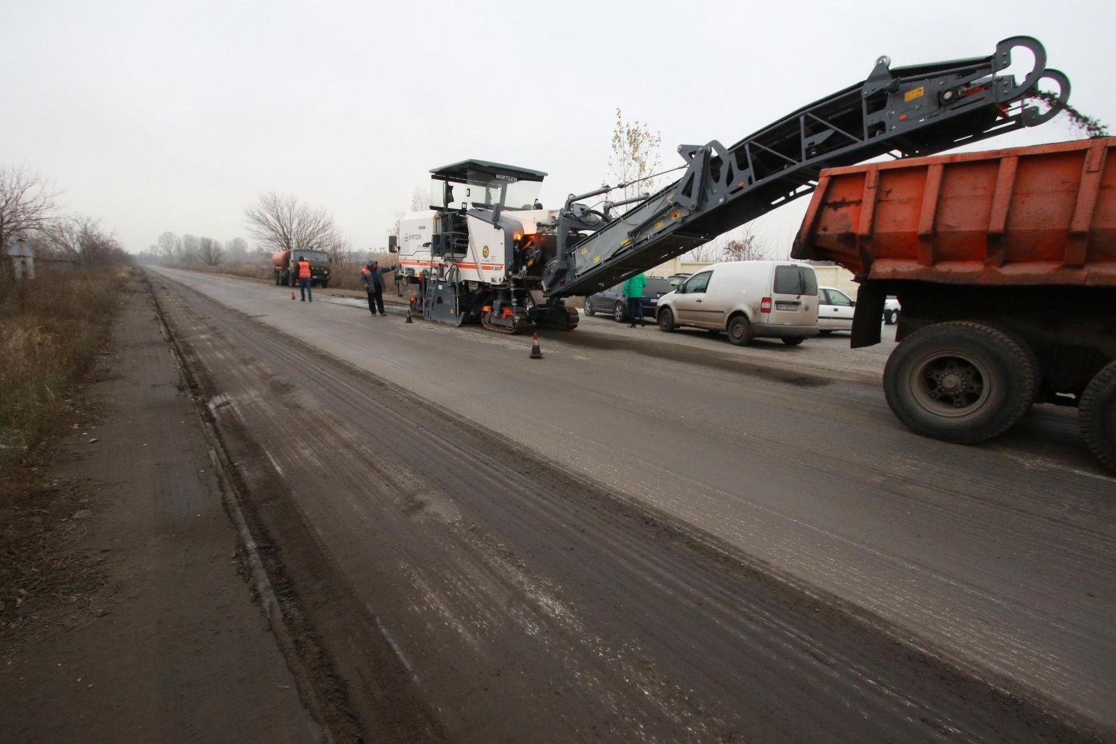 В Кременчуге начали ремонт объездной дороги