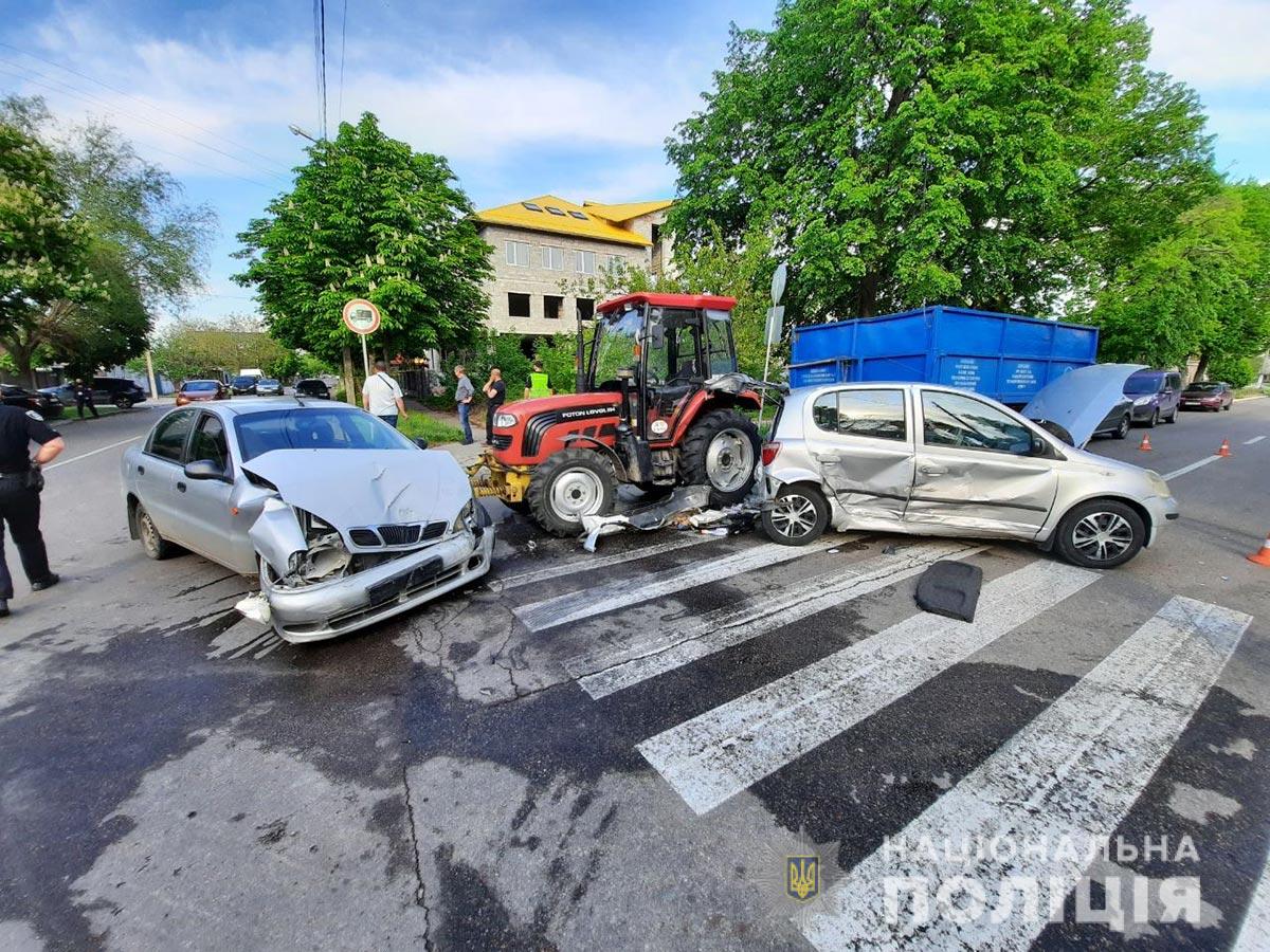 За прошедшие сутки на Полтавщине в 4-х ДТП травмировались пять человек