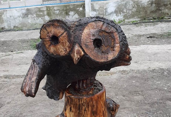 «Декоративные культуры» изготавливают деревянные фигурки для города
