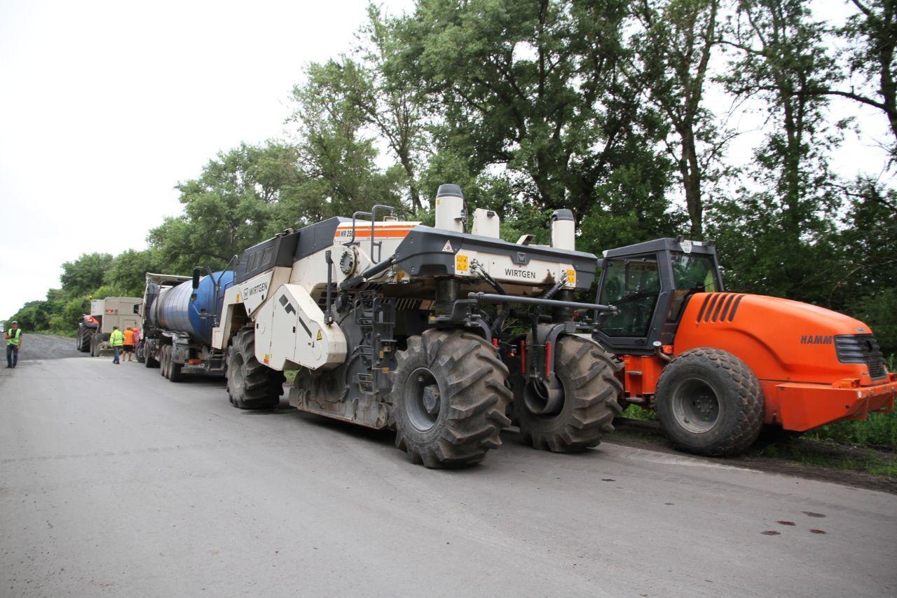 На Полтавщине начали ремонт дороги Гадяч – Опошня