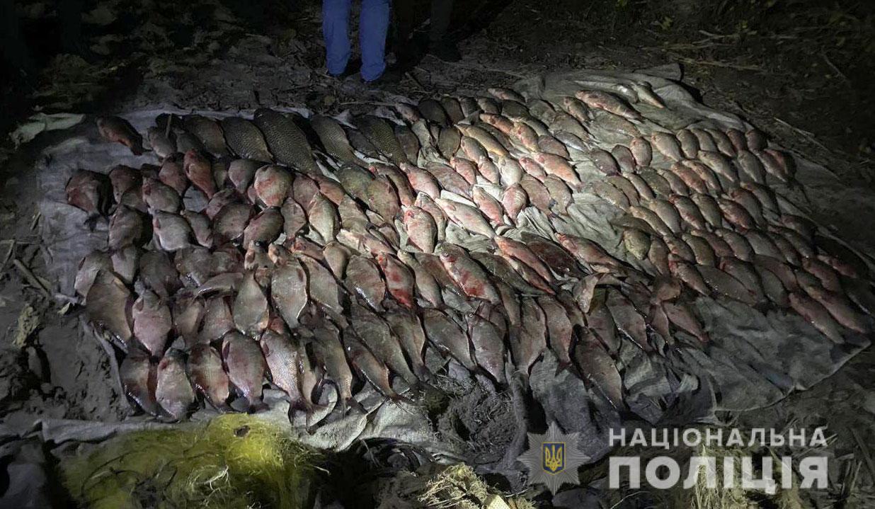 На Полтавщине рыбаке незаконно выловил рыбы на 60 тысяч гривен