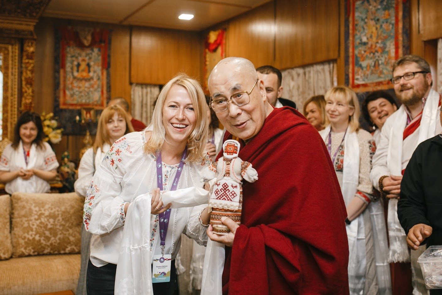 Далай-лама впервые пообщается с полтавчанами в прямом эфире