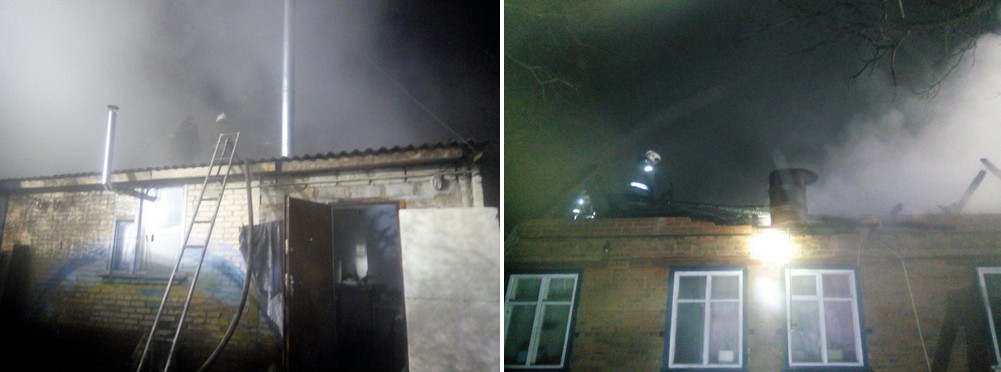 Полтавский район: пожарные спасли от огня жилой дом