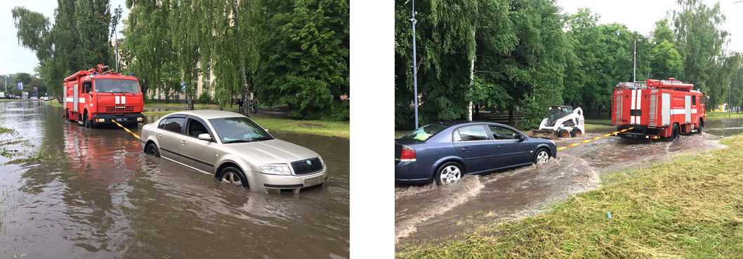 Полтава: спасатели привлекались к ликвидации последствий осложнения погодных условий