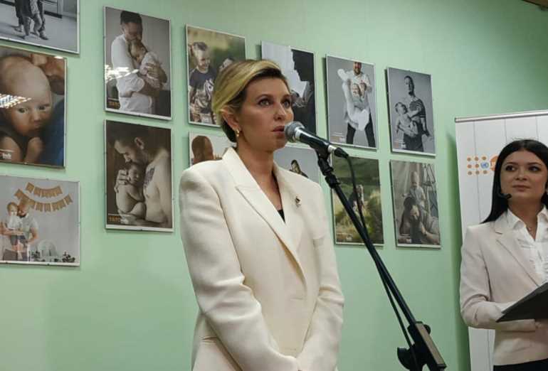 Первая леди Елена Зеленская открыла в Полтаве первый "Папа хаб"