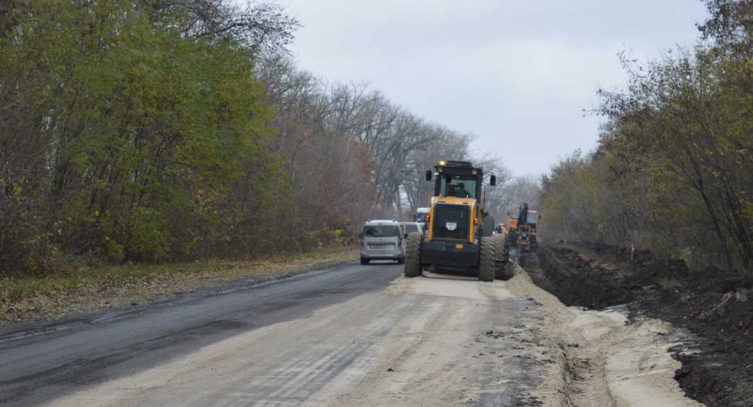 Начат ремонт дороги Р-42 Лубны – Миргород – Опошня