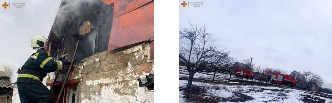 В Полтавском районе спасатели потушили пожар в дачном доме