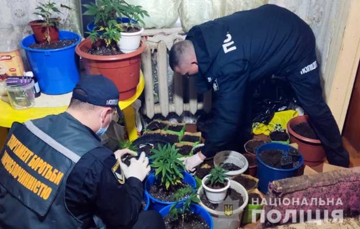 На Полтавщине полиция пресекла противоправную деятельность группы лиц, причастных к изготовлению и распространению наркотиков