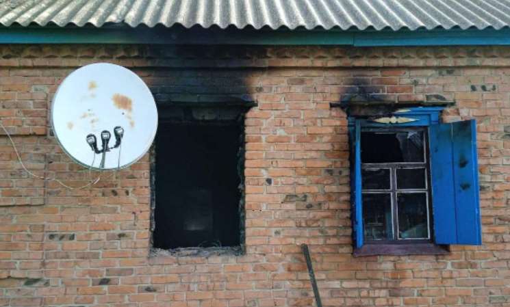 Полиция Полтавщины устанавливает обстоятельства пожара в Глобинской общине, в результате которого погибла женщина