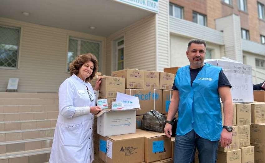 Полтавский городской роддом получил благотворительную помощь от международных организаций