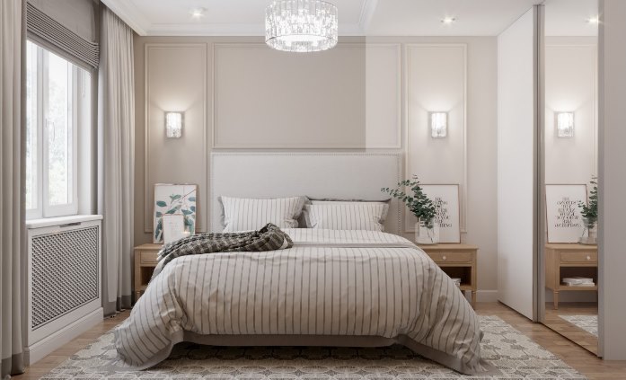 Сучасна спальня у світлих тонах: як підібрати дизайн?