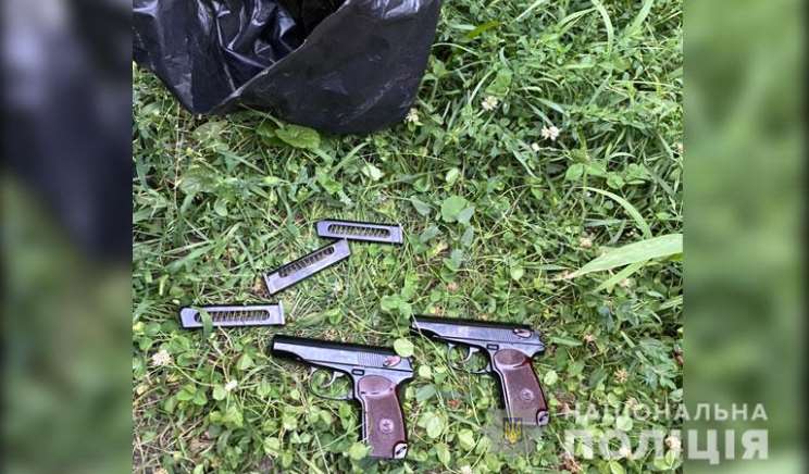 Полиция Полтавщины изъяла из незаконного оборота оружие, найденное в Лубенском районе