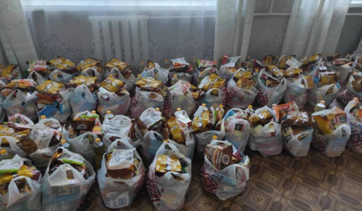 Вимушених переселенців на Полтавщині забезпечують продуктами харчування