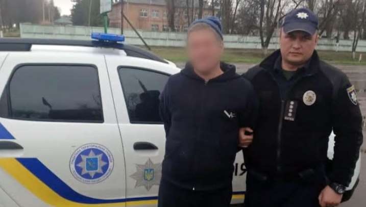 На Полтавщине полиция за час задержала мужчину, причастного к умышленному убийству