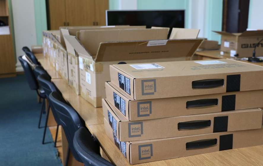 Полтавська громада отримала технічне обладнання від Міжнародної організації з міграції