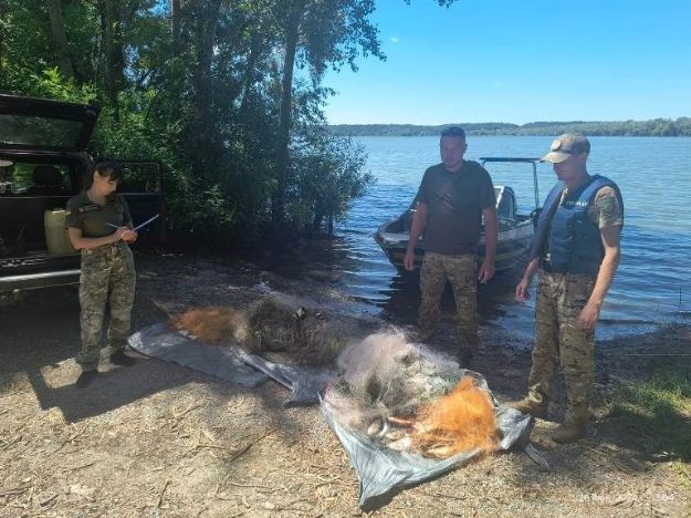 На Полтавщині браконьєри наловили риби на 4 мільйони гривень