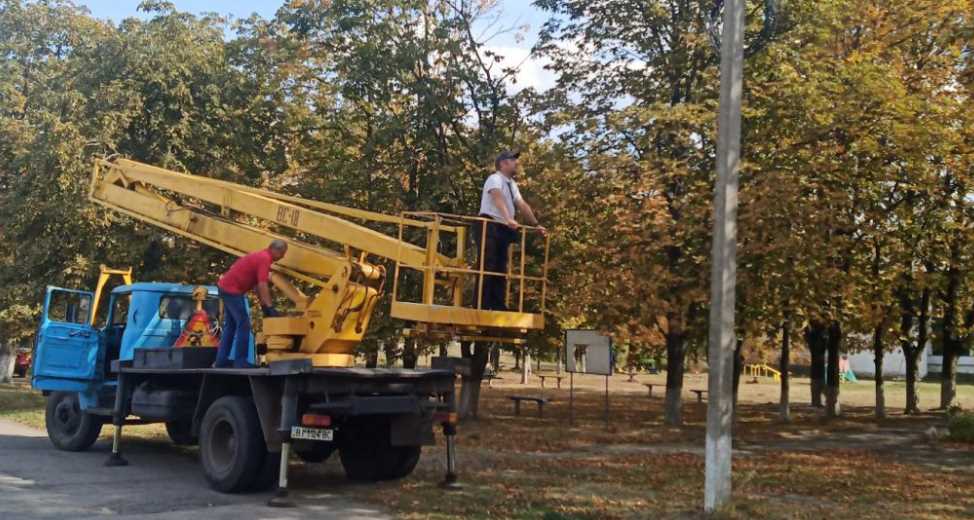 У Канавському старостаті відновили вуличне освітлення