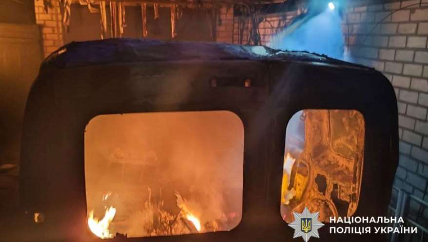 В Кременчуге полиция задержала мужчину, подозреваемого в серии поджогов автомобилей