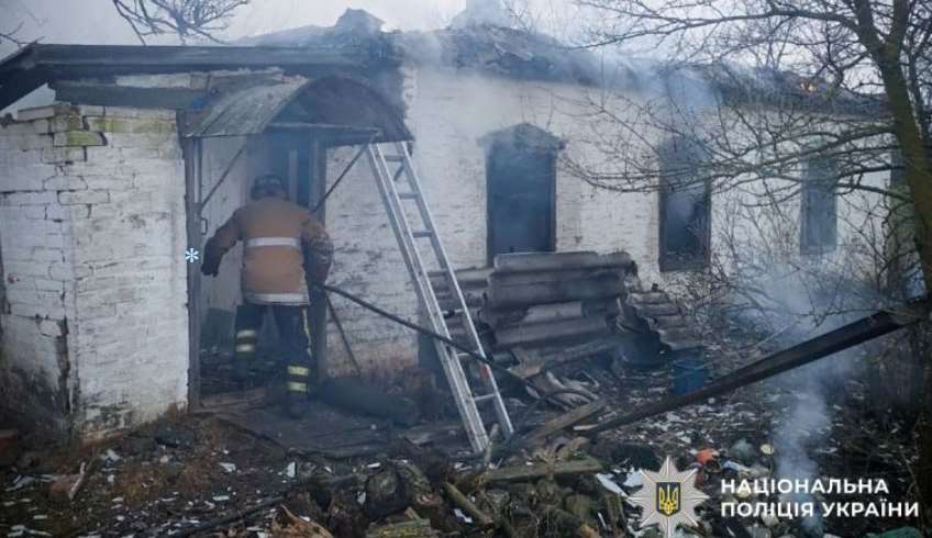 В Кременчугском районе во время пожара погиб мужчина