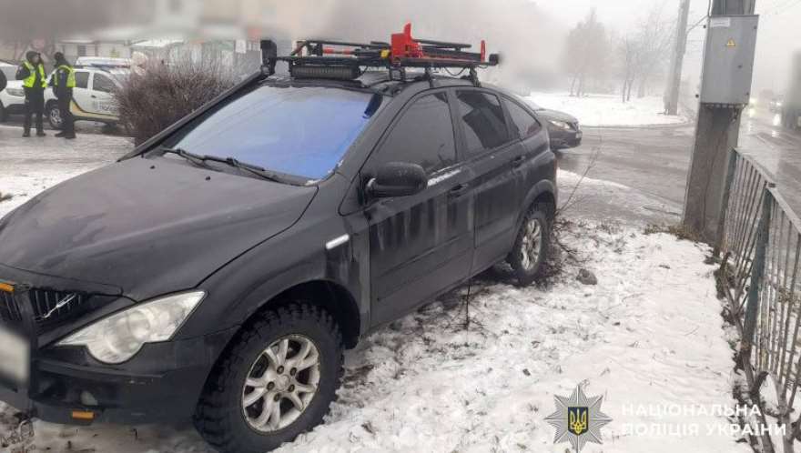 В Полтаве водитель выехал за пределы дороги и наехал на пешехода