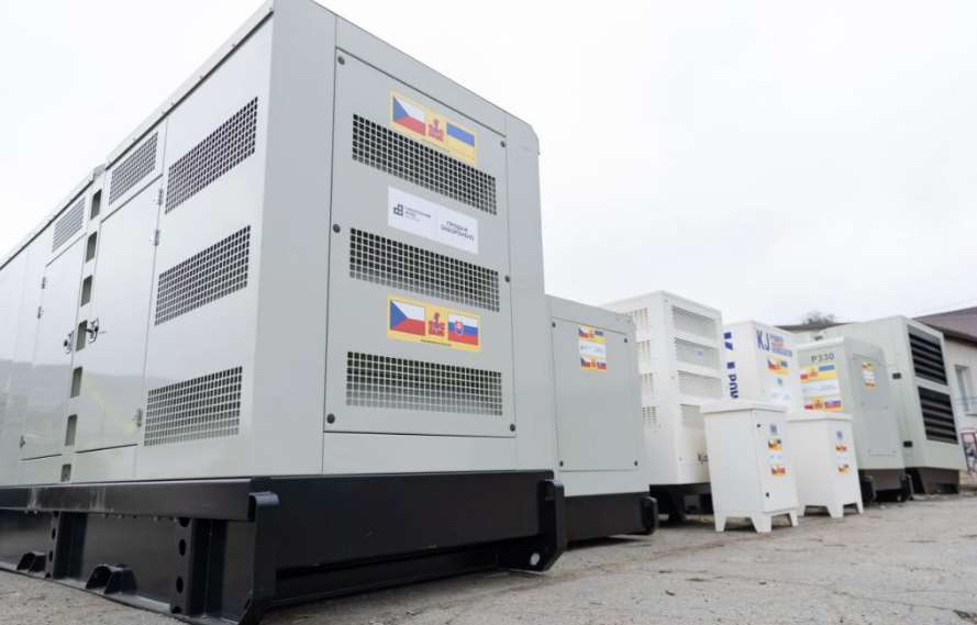 Полтавская область получила мощные генераторы для критически важной инфраструктуры мощностью 2,4 МВт