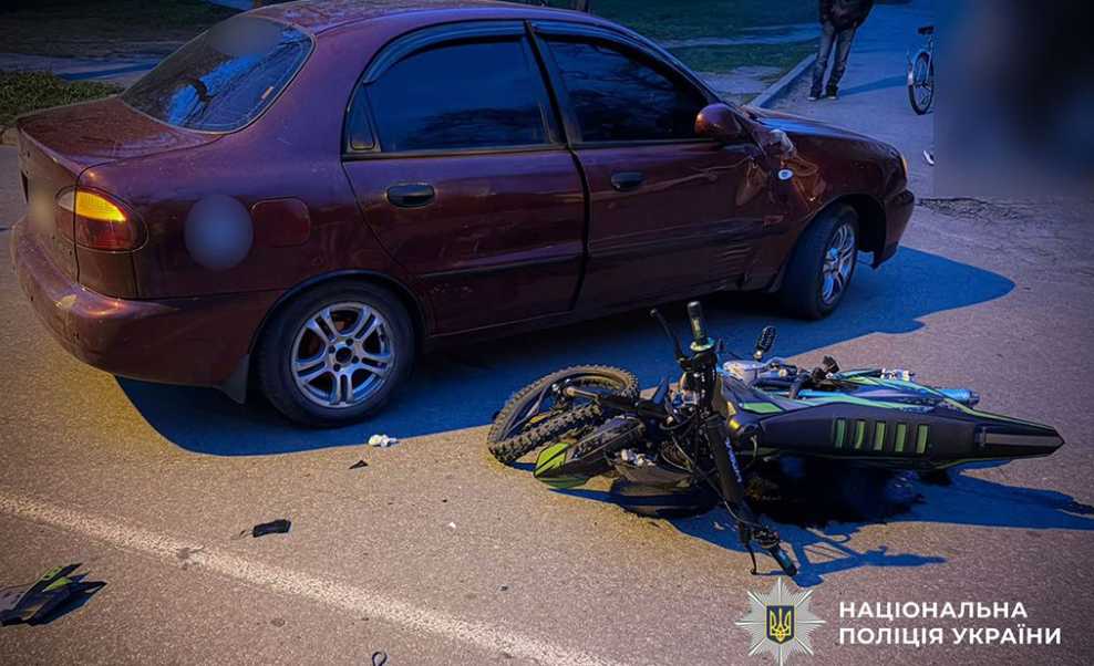 У Кременчуці поліція розслідує ДТП із травмованим неповнолітнім