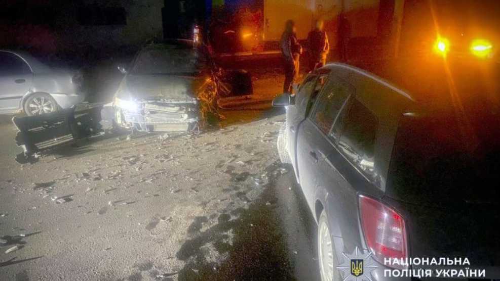 В Полтаве произошло ДТП с участием трёх автомобилей