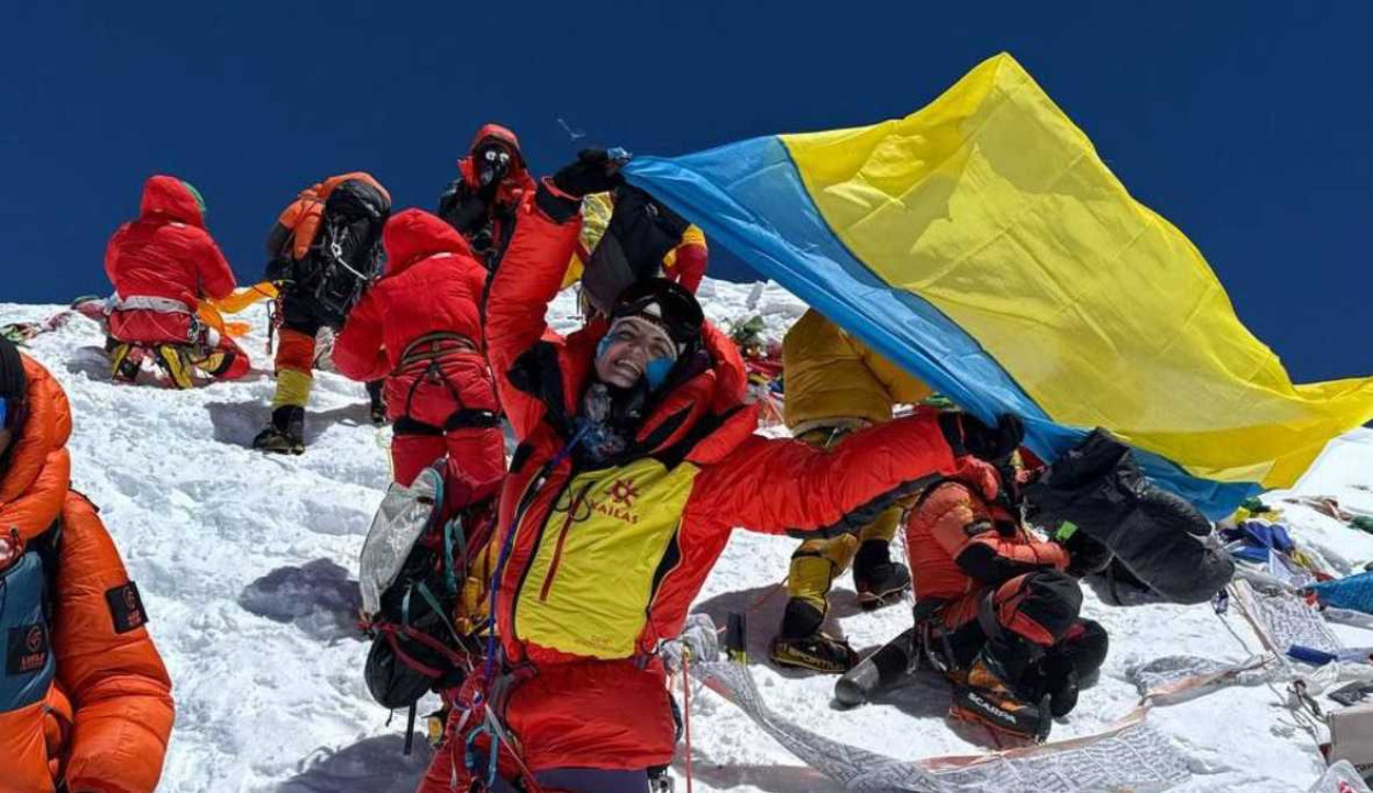 Перша полтавська альпіністка підкорила Еверест