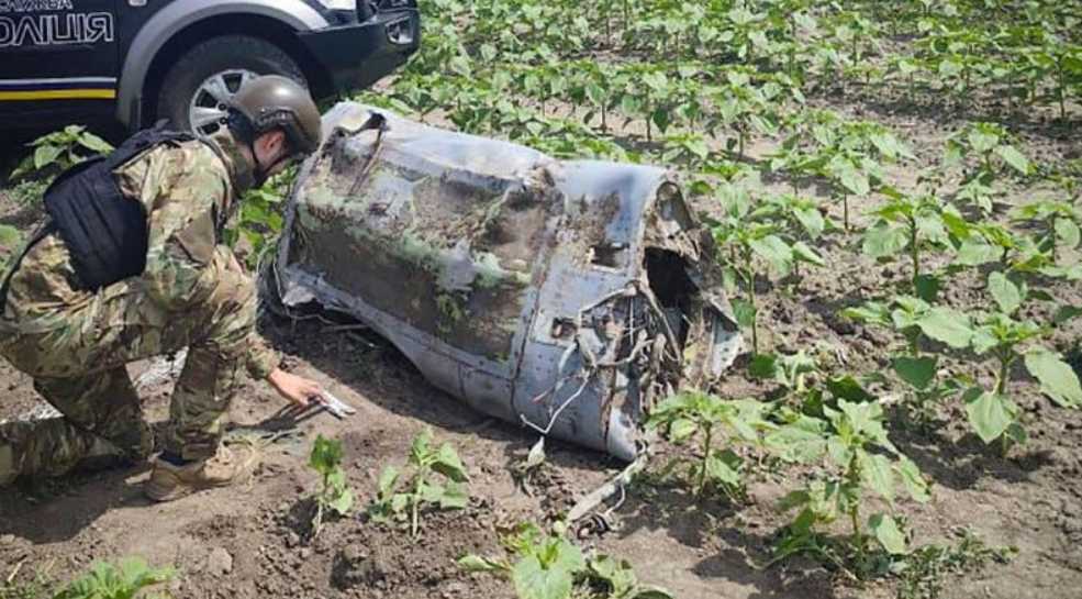 На Полтавщині виявили бойову частину ракети Х-101, яка не здетонувала