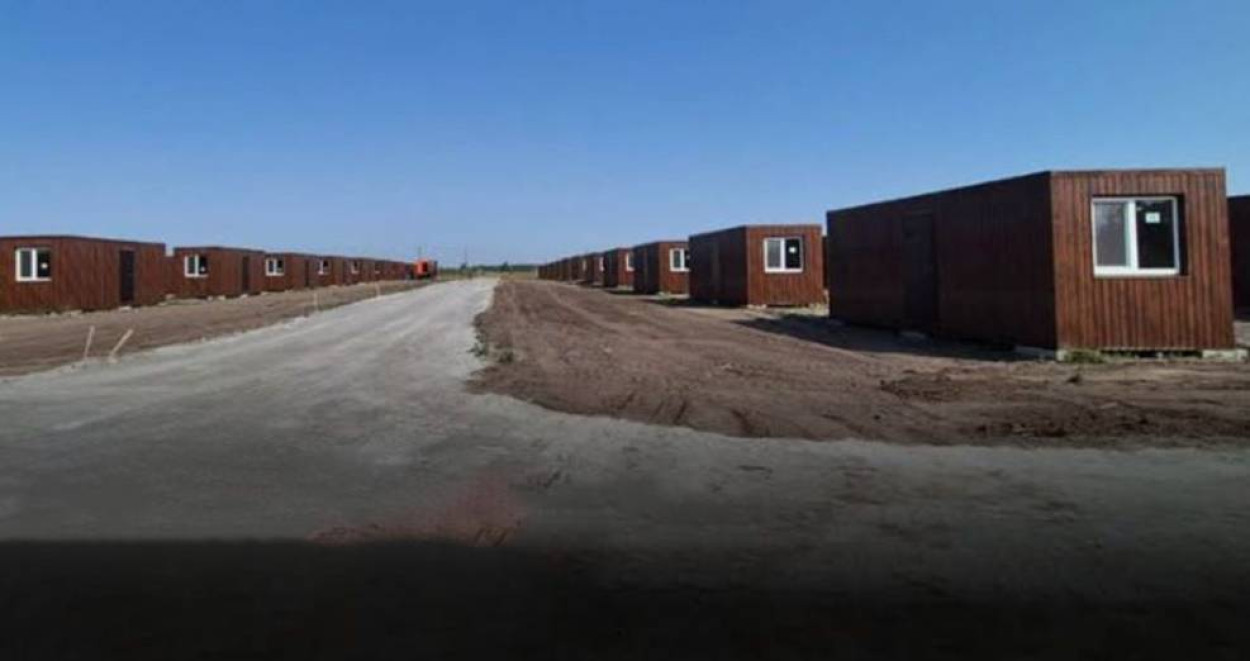 В Кременчугской общине установили 50 модульных домов для переселенцев