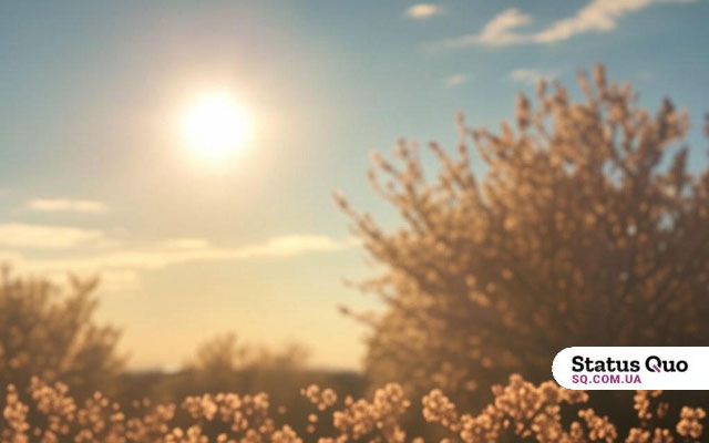 Погода на березень