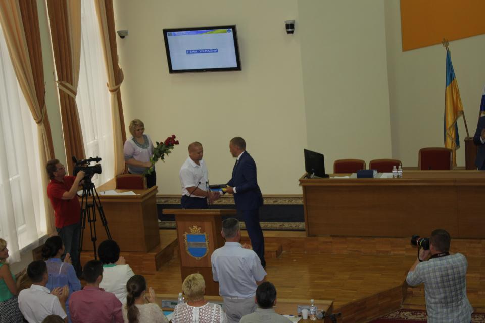 Вице-мэра Кременчуга наградили за доблестную военную службу