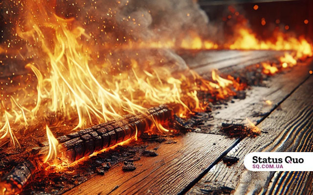 У Лубенській громаді рятувальники ліквідували пожежу в господарчій споруді